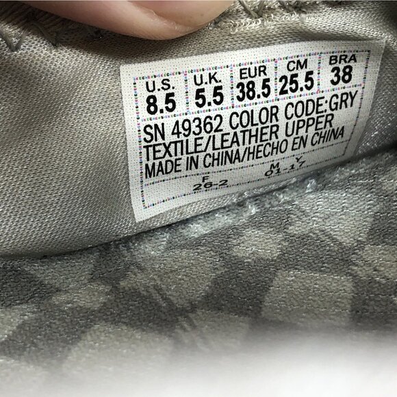 Skechers Shoes Womens 8.5 Gray Relaxed Fit Air Cooled Memory Foam Mary Jane Flat - Picture 9 of 11